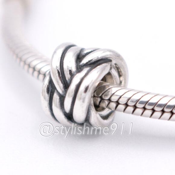 Authentic PANDORA Forget-Me-Knot Charm - 790484 - Picture 2 of 9